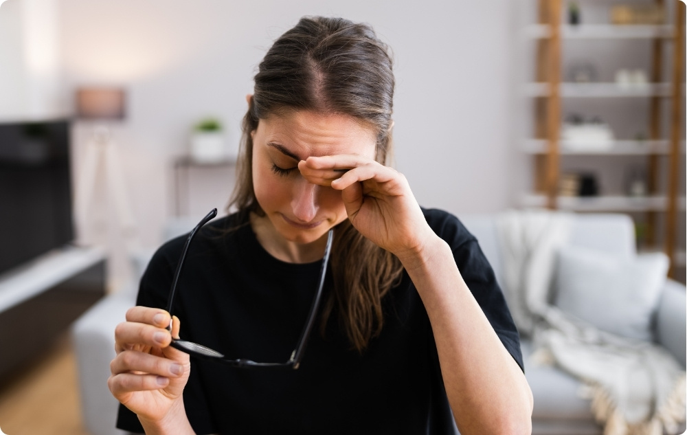Como producto de cuidado para ojos cansados ​​o rojos
