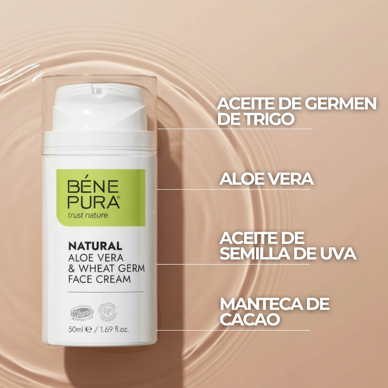 Crema Facial Aloe Vera - 50ml